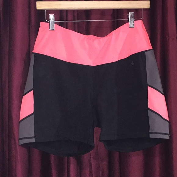 torrid Pants - Torrid color block short biker shorts